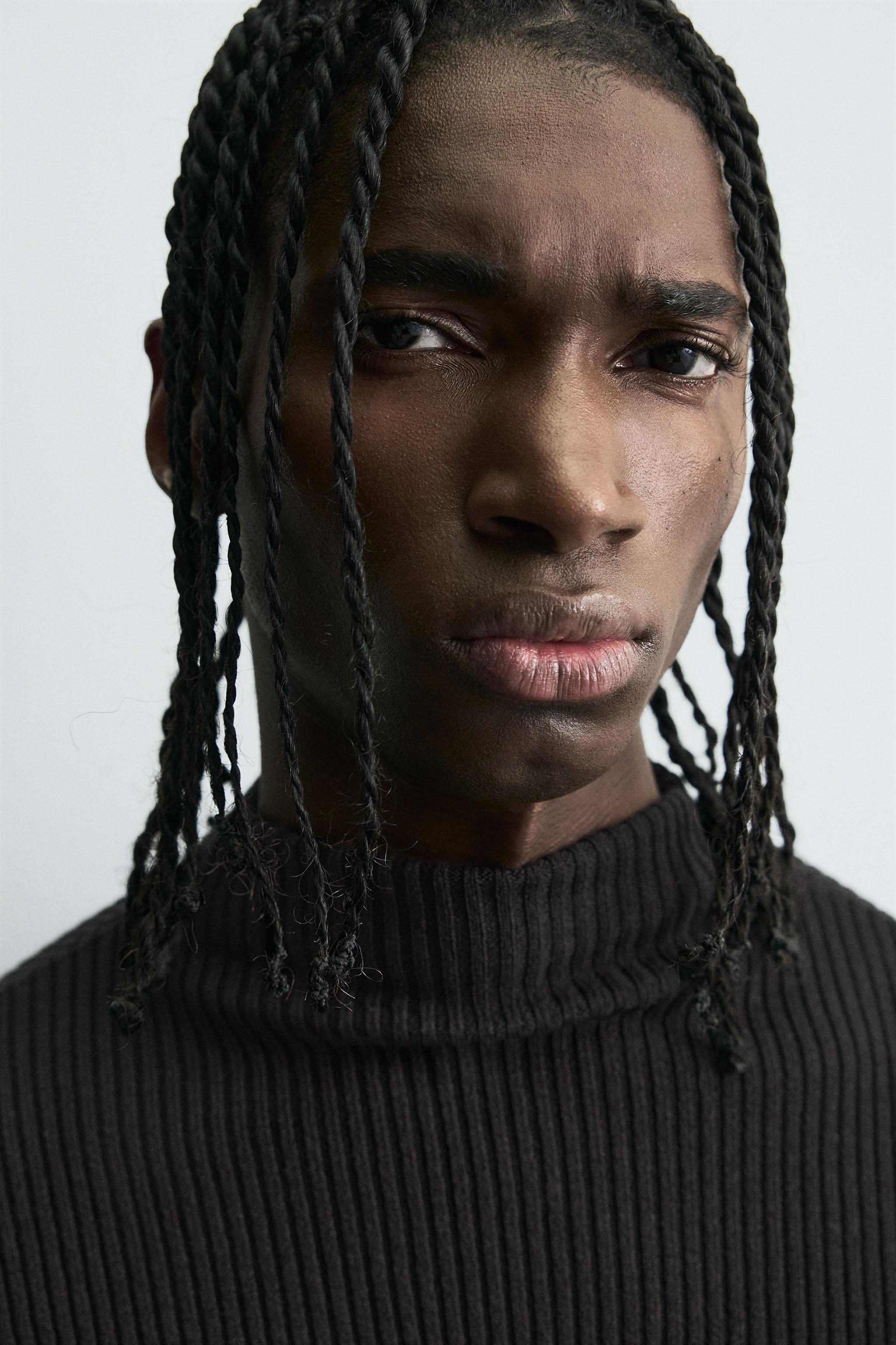 RIB MOCK NECK JUMPER